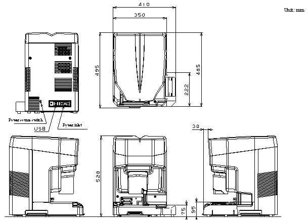 HS-1800 Dimensions